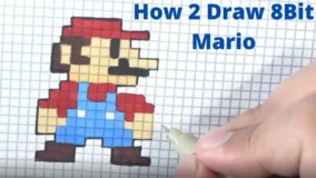 8 Bit Mario Pixel Art 2