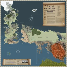 A Song Of Ice And Fire Map 5