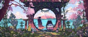 Aesthetic Studio Ghibli Desktop Wallpaper 1