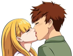 Anime Boy And Girl Kissing 5
