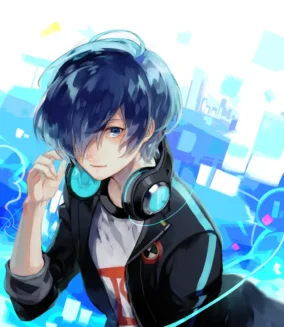 Anime Boy With Headphones 0