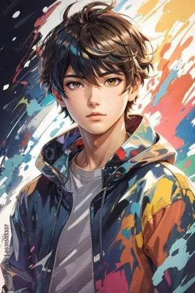 Anime Boy With Jacket 0