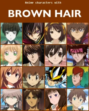 Anime Characters With Brown Hair 2