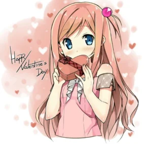 Anime Girl Valentines Day 5