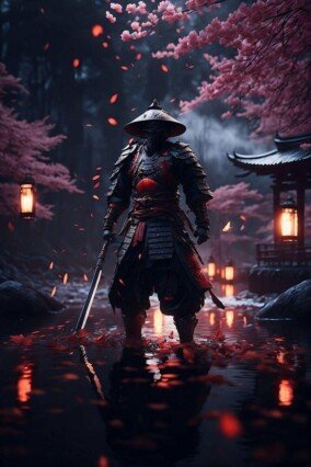 Artwork Samurai Wallpaper 0