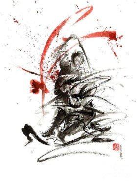 Artwork Samurai Wallpaper 4