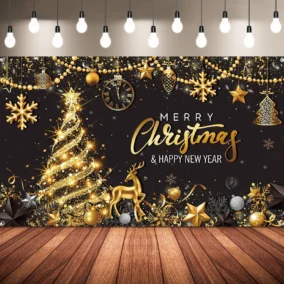 Black Merry Christmas Images 3
