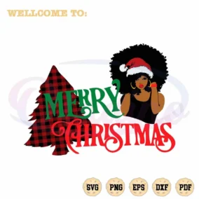 Black Merry Christmas Images 5