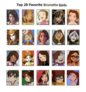 Brown Haired Cartoon Characters 0