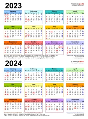 Calendar May 2023 To April 2024 6
