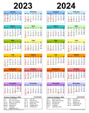 Calendar May 2023 To April 2024 7