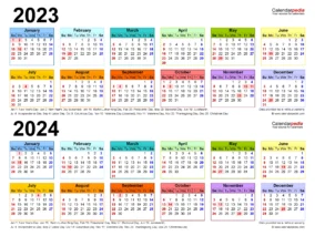 Calendar September 2023 To May 2024 7