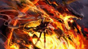 Fire Anime Wallpaper 1
