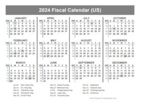 Fiscal Year Calendar July 2024 To June 2024 5