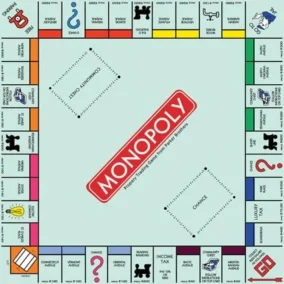 High Resolution Monopoly Board 0