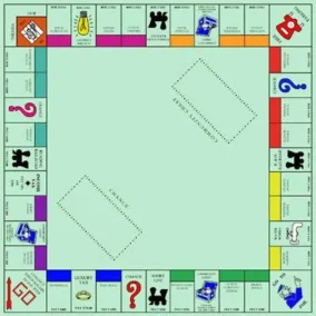 High Resolution Monopoly Board 3