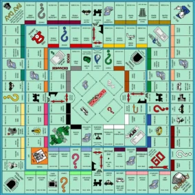 High Resolution Monopoly Board 4