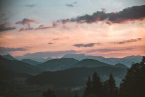 High Resolution Mountain Sunset Wallpaper 4