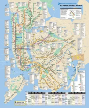 High Resolution Nyc Subway Map 2