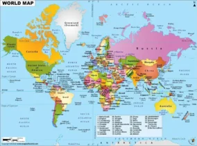 High Resolution World Map 0