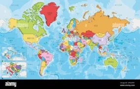 High Resolution World Map 3