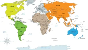 High Resolution World Map 4