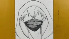 Hoodie Anime Boy Drawing 2