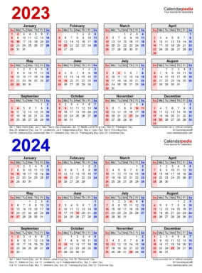 May 2023 To April 2024 Calendar 6