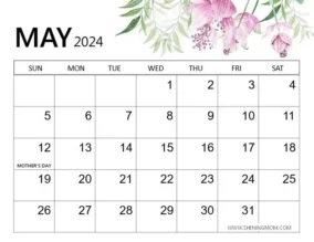 May Day 2024 Calendar 3