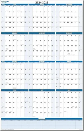 Monthly Calendar July 2024 June 2025 0