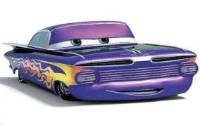 Purple Car From Cars 3