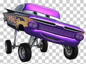 Purple Car From Cars 5