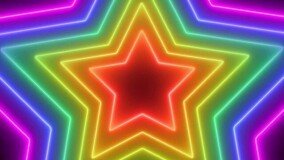 Rainbow Star Wallpaper 1