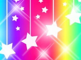 Rainbow Star Wallpaper 3