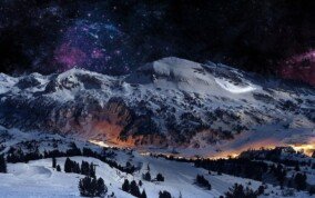 Snow Mountain Desktop Wallpaper 2