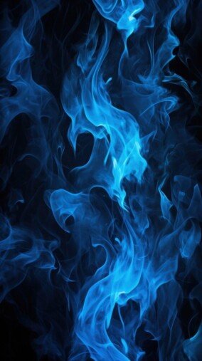 Wallpaper Fire Blue 1