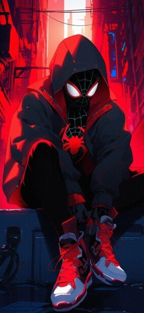 Wallpaper Spiderman Miles Morales 4