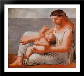 Woman With Child On The Seashore 1