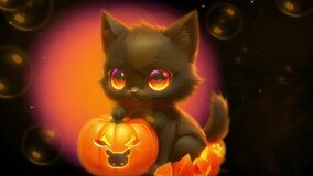 cat halloween wallpaper 4
