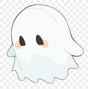 cute ghost png transparent 2