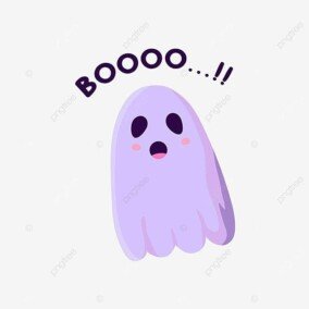 cute ghost png transparent 5
