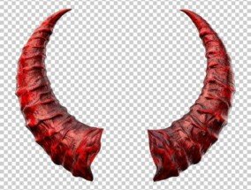devil horns transparent background 0