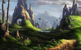 fantasy landscape wallpaper 2
