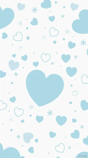 Light Blue Heart Wallpaper 2