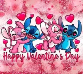 Valentines Stitch Wallpaper 3